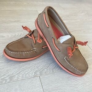 Sperry Top-Sider Women’s Boat Shoes w/ Coral Accents - Sz 7 Women’s